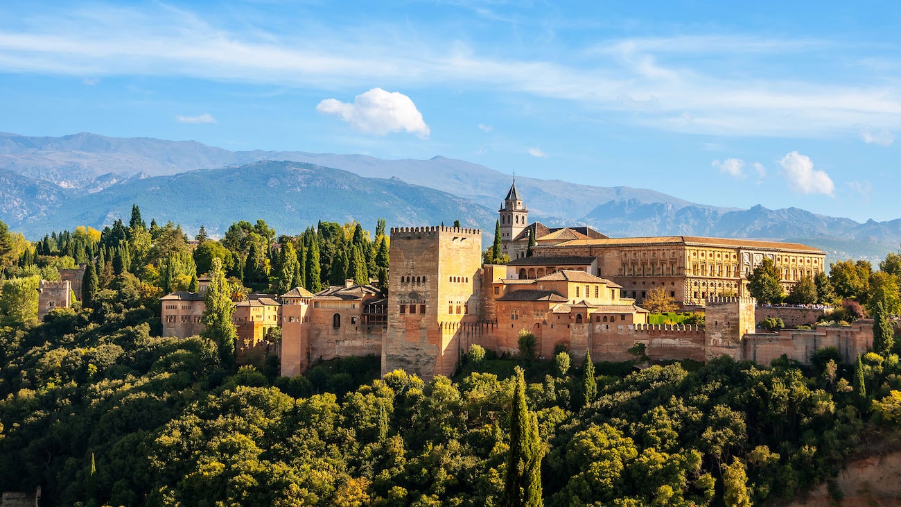 road trips in spain, alhambra in granada
